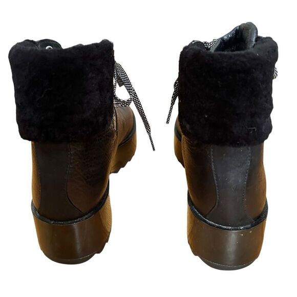 Yohji Yamamoto Y-3 Super Hike Chunky Platform Boots Size 8 Black - Picture 6 of 10